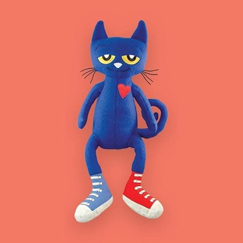 MerryMakers Pete the Cat Plush Doll, 14.5-Inch , Blue thumbnail 3