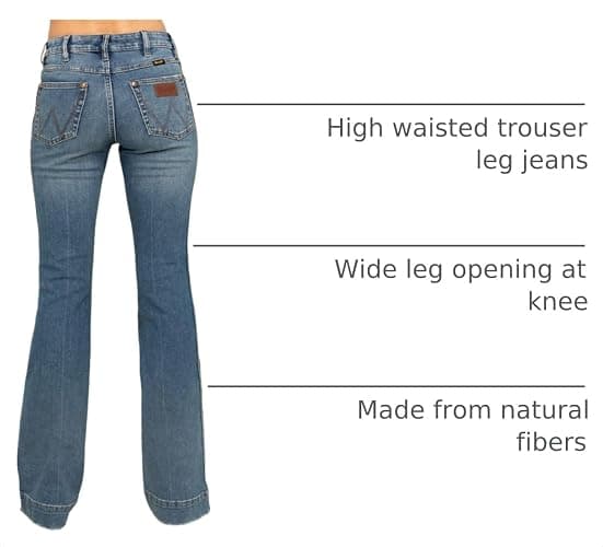 Wrangler Women's Retro Bailey High Rise Trouser Jean thumbnail 6
