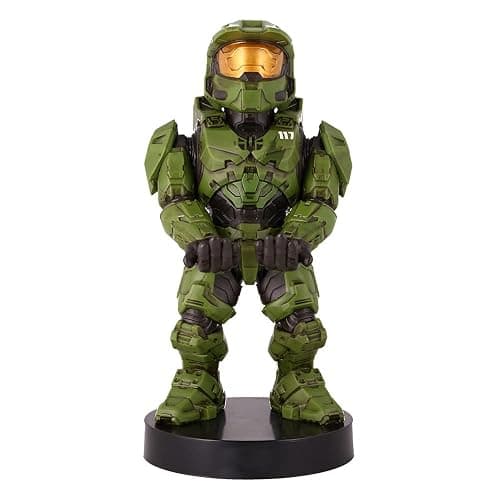 Exquisite Gaming: Halo: Master Chief - Mobile Phone & Gaming Controller Holder, Device Stand, Cable Guys, Xbox Licensed Figure, Green thumbnail 5