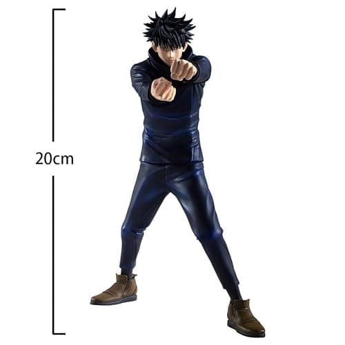 MABAIUDE Fushiguro Megumi Figure JJK Anime Figure, Fighting Pose Fushiguro Megumi Statue Model Handmade Collectible Desktop Decor Gifts for Fans 20cm/7.87'' thumbnail 3