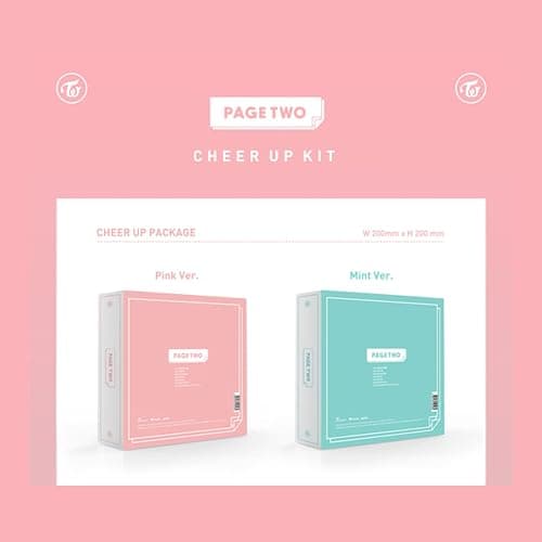 TWICE - 2nd Mini Album PAGE TWO Random Ver. Cheer Up Package + Photobook + Garland R + Photocard + Gift thumbnail 2