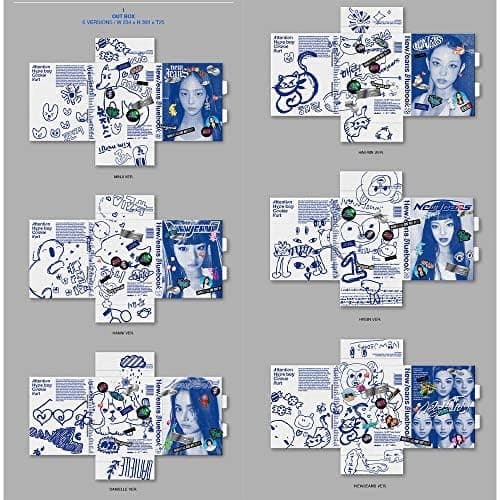 DREAMUS NewJeans New Jeans 1st EP Album Bluebook Version CD+Mini Poster On Pack+Log Book+Pin-up Book+Phoning Manual Book+ID thumbnail 7