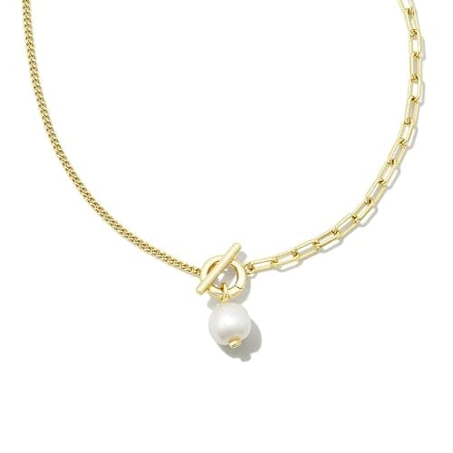 Kendra Scott Leighton Pearl Chain Necklace - Image 1