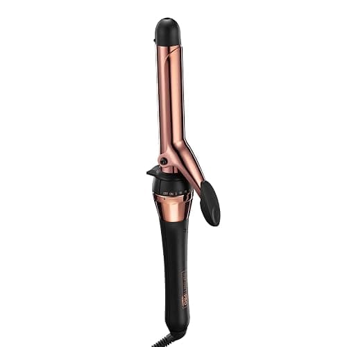 CONAIR INFINITIPRO Rose Gold Titanium 1-Inch Curling Iron, 1-inch barrel produces classic curls – for use on short, medium, and long hair - Image 1