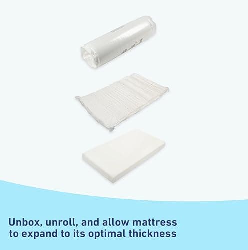 Graco Premium Foam Crib & Toddler Mattress – GREENGUARD Gold and CertiPUR-US Certified, 100% Machine Washable, Breathable, Water-Resistant Cover, Recommended Firmness for Infants thumbnail 8