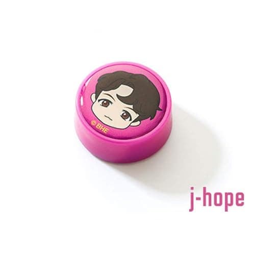 [BTS Official Merchandise] Fans Gift - K-Pop Idols Goods - BTS Character Figure Toothbrush with Convenient Magnetic Holder (J-hope) thumbnail 3