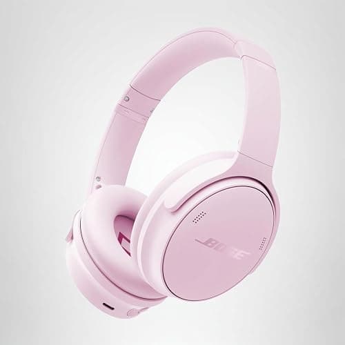 Bose QuietComfort Headphones - Wireless Bluetooth Headphones, Active Over Ear Noise Cancelling and Mic, USB-C Charging, Deep Bass, Up to 24 Hours of Playtime, Petal Pink - Limited Edition Color thumbnail 7