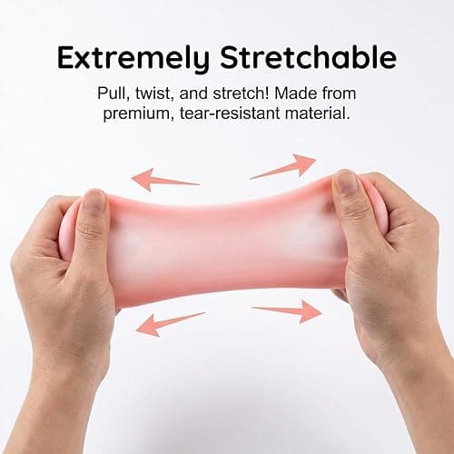 Peach Squishy Slow Rising Stress Relief Toy, Realistic Peach Shaped Squeezable Ball for Adults, Soft Flexible Fidget Toy for Anxiety Relief, Decompression Gift for Office Desk Decor (Yellow) thumbnail 7