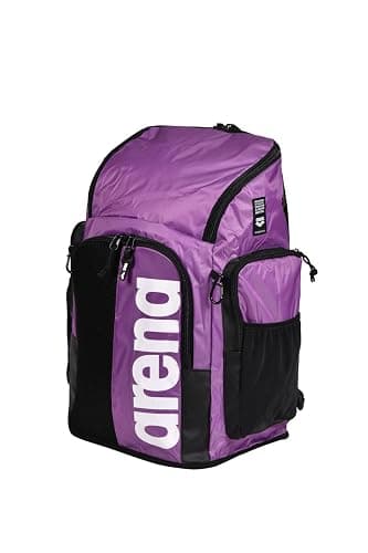 ARENA Spiky III Backpack 45 Swimming Athlete Sports Gym Rucksack Large Training Gear Equipment Swim Bag for Men and Women, 45 Liters, Purple thumbnail 2