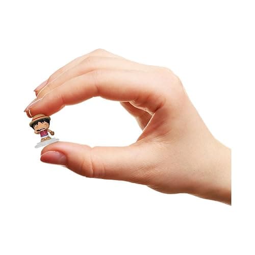 Funko Bitty Pop! One Piece - Monkey D. Luffy, Roronoa Zoro, Axe Hand Morgan, and A Surprise Mystery Mini Figure - 0.9 Inch (2.2 Cm) Collectable - Stackable Display Shelf Included - Party Bags thumbnail 3