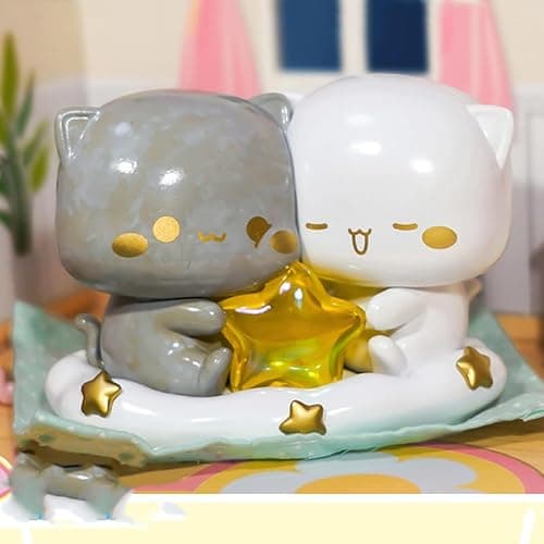 Mitao Cat Series 4 Blind Box Kawaii Figures Action Figures Random Collection Guess Blind Bag Collectible Desktop Ornaments Cute Model Birthday Gift（1 Pack） thumbnail 6