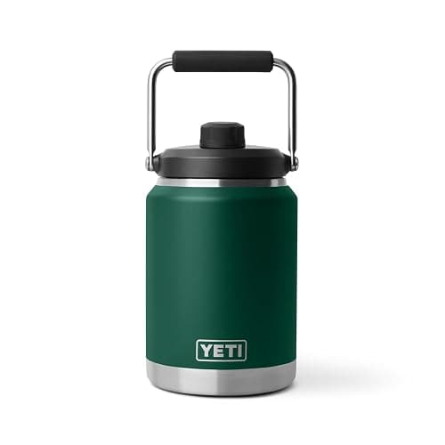 YETI Rambler Half Gallon Jug 2.0, Vacuum Insulated, Leakproof, Stainless Steel with MagCap, Black Forest Green thumbnail 5
