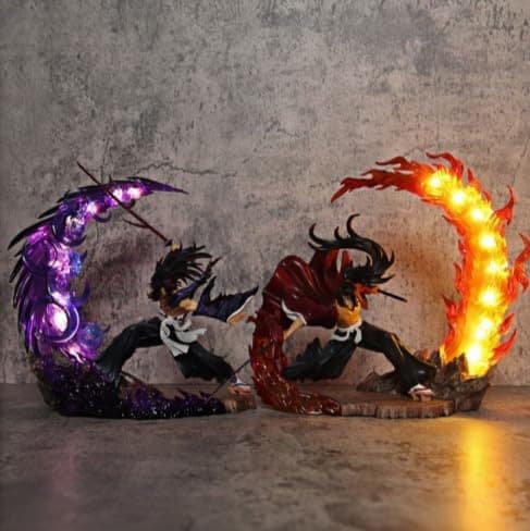 Epitome 25 cm Figur Kokushibo, Anime Sammelfigur mit transparentem Dämoneneffekt, dynamische Kampfpose PVC Statue, Deko für Zuhause, Schreibtisch & Auto, Geschenk für Anime Fans thumbnail 4