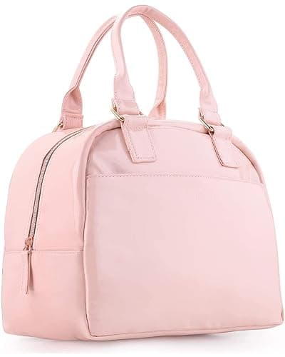 yookee home Lunch Bag Women Insulated Lunch Box for Adults Cute Pink Lunch Tote Bag for Women Preppy Lunchbox Lunch Bag for Adults Work - Image 1
