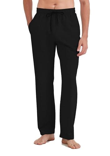 Idtswch 30/32/34/36/38/40 Long Inseam Mens Tall Sweatpants Open Bottom Joggers Athletic Yoga Pants with Pockets - Image 1