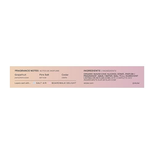 Skylar Pink Canyon Eau de Parfum - Hypoallergenic & Clean Perfume for Women & Men, Vegan & Safe for Sensitive Skin - Notes of Grapefruit, Pink Salt & Cedar - 10mL /0.33 Fl oz thumbnail 2