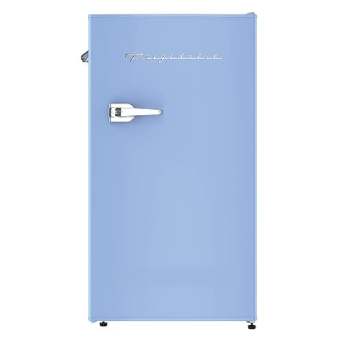 Frigidaire Retro Compact Fridge with Chiller, 3.2 cu ft Countertop Fridge with Built-In Bottle Opener, Compact Refrigerator for Office, Bedroom, Dorm Room or Cabin - 16.5" D x 19" W x 31" H (Blue) thumbnail 11