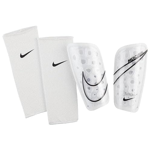 Nike Mercurial Lite Shin Guards White/Black/White MD - Image 1