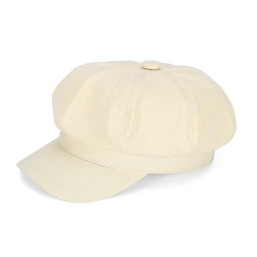 Newsboy Cabbie Baker boy hat Beret Cap for Women Pageboy Visor Paperboy Hat Sailor Fiddler Hat Adjustable - Image 1