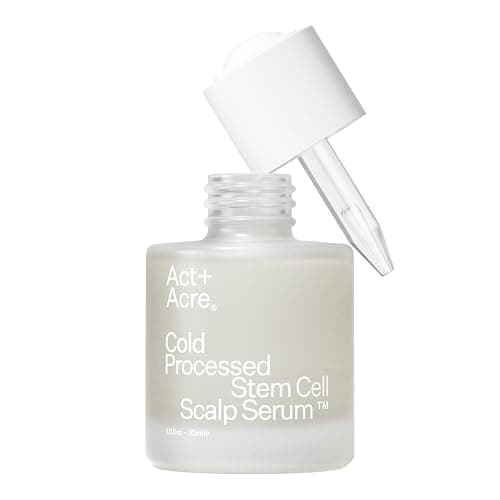 Act+Acre Cold Processed Stem Cell Scalp Serum - Promotes Thicker and Fuller-Looking Hair - Soothes and Hydrates the Scalp - Sulphate and Paraben Free - Aloe Vera for Improved Scalp Health - 1 fl oz. - Image 1