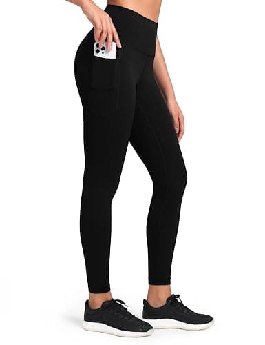 HeyNuts Pro Leggings with Pockets 25'', High Waisted 7/8 Workout Pants - Image 1
