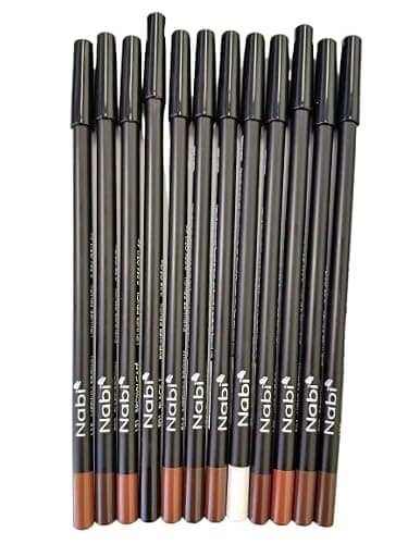 Nabi 12 Pieces, 12 Colors Eye & Lip Liner (BROWN, 7.5) - Image 1