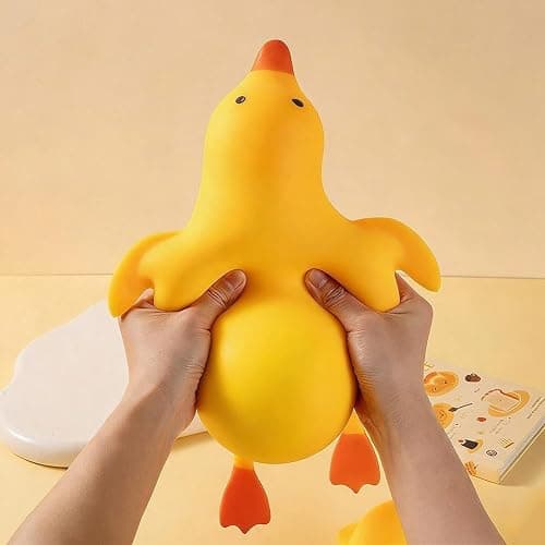 Stretchy Stress Relief Balls ,Duck Squeeze Ball Squishies Fidget Toys for Kids and Adults,Duck Squeeze Ball Squishies Fidget Toy,Party Favors Birthday Gifts thumbnail 4