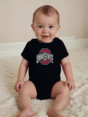 Wes and Willy Baby College Team 3 Pack of Cotton Rompers thumbnail 2