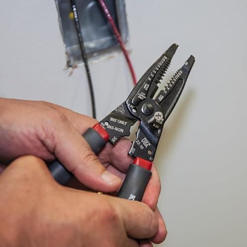 Klein Tools 1019 Klein Kurve Wire Stripper / Crimper / Cutter, Made in USA, Cutting / Crimping / Stripping Tool for B and IDC Connectors, Terminals, More thumbnail 9