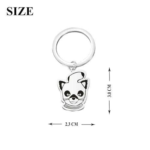 OKEYCH Animated Movies Inspired Gift Keychain literature Fan Jewelry Cosplay Merch thumbnail 2