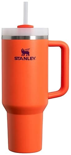 STANLEY Quencher H2.0 Tumbler with Handle and Straw 40 oz | Flowstate 3-Position Lid | Cup Holder Compatible for Travel | Insulated Stainless Steel Cup | BPA-Free | Tigerlily Plum - 40 Ounces - Tigerlily Plum