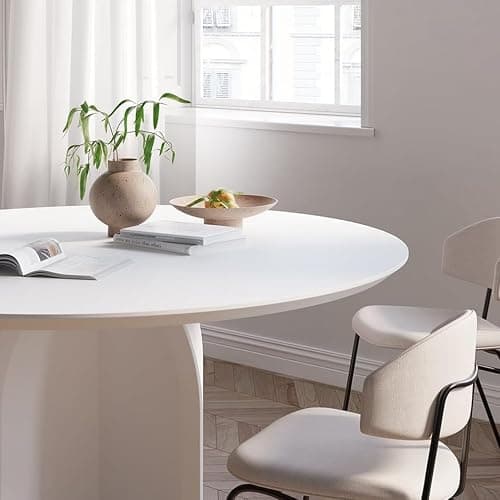 Arthome 17"x120" White Contact Paper, Peel and Stick Matte Wallpaper, Self Adhesive Decorative Vinyl Paper for Countertop, Cabinet, Table, Shelves, Furniture Renovate and Wall Covering Decoration thumbnail 4