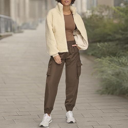 Levi's womens Zip Up Sherpa Teddy Jacket (Standard & Plus Sizes) thumbnail 6