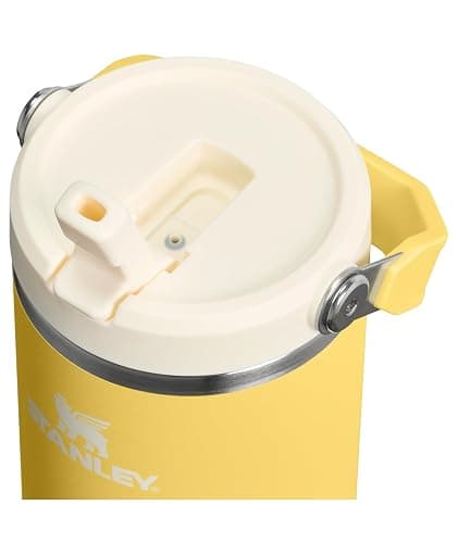STANLEY IceFlow 2.0 Flip Straw Tumbler with Handle 30 oz | Twist On Lid and Flip Up Straw | Leakproof Water Bottle | Insulated Stainless Steel | BPA-Free | Daffodil thumbnail 3