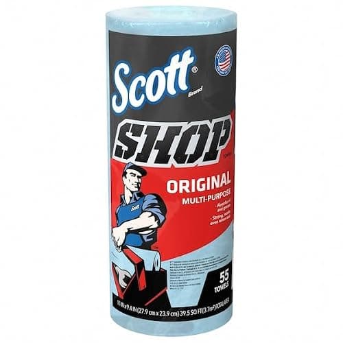 Kimberly-Clark 75130 SCOTT Shop Towel Roll, 55 Count (Pack of 1) thumbnail 4