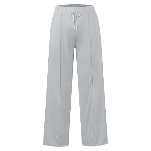 Sweatpants for Girls Wide Leg Baggy Sweatpants for Teens Kids Cute Track Pants Comfy Plain Joggers Trousers thumbnail 2