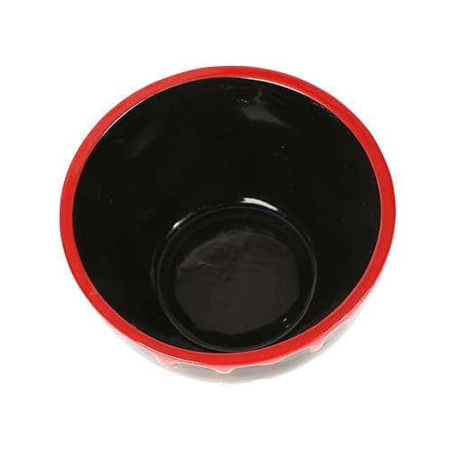 Bioworld Ghostface Mask All-Over Print Black Sculpted Ceramic Ramen Bowl thumbnail 4