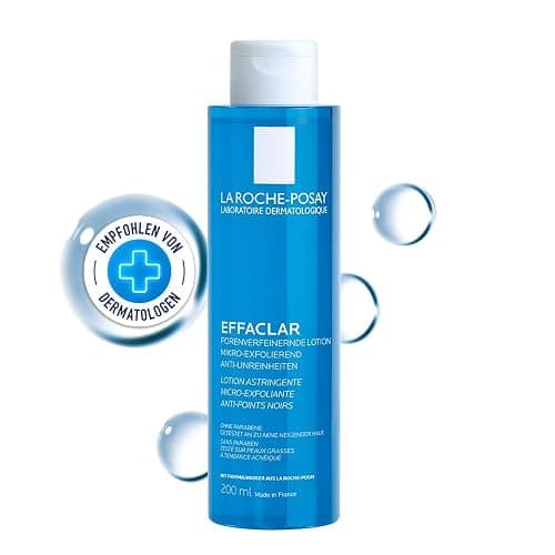 La Roche Posay Effaclar, Lozione Astringente, Per Pelli Grasse e a Tendenza Acneica, Azione Lenitiva, Minimizza i Pori, Arricchita con Acido Salicilico e Acqua Termale, 200 ml - Image 1
