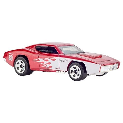 Hot Wheels Toy Cars, 5-Pack of 1:64 Scale Toy Cars with Collectible Deco & Packaging, Core Mattel 80th Anniversary Set of 5 Vehicles thumbnail 7