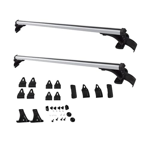 48 inch Car Top Roof Cross Bar 330LB Universal Luggage Cargo Carrier Rack Aluminum - Image 1