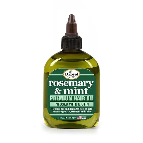 Difeel Rosemary and Mint Premium Hair Oil with Biotin 7.1 oz. - Natural Rosemary Oil for Hair Growth & Biotin - Image 1