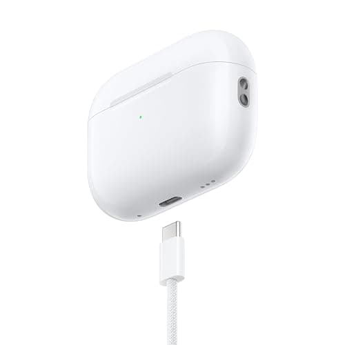 Apple AirPods Pro (2nd Generation) Wireless Ear Buds with USB-C Charging, Up to 2X More Active Noise Cancelling Bluetooth Headphones, Transparency, Adaptive and Spatial Audio With AppleCare+ (2 Years) thumbnail 7