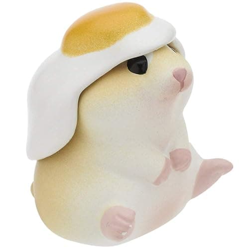 Kitan Club Hamster 'N Egg Plastic Toy - Blind Box Includes 1 of 6 Collectable Figurines - Fun, Versatile Decoration - Authentic Japanese Design - Made from Durable Plastic thumbnail 6