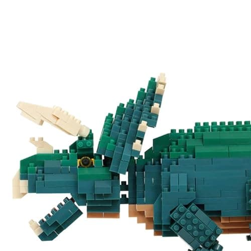 nanoblock - Dinosaurs - Dinosaur Deluxe Edition Triceratops, Advanced Hobby Series Building Kit thumbnail 3