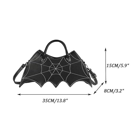 NEEVAS Women Bat Wing Crossbody Bag Goth Punk Fashion Handbag for Girl Gothic Shoulder Bag thumbnail 5