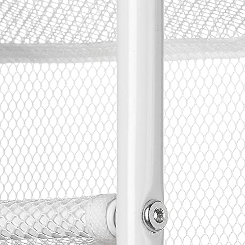 Whitmor 36 Pair Over the Door Shoe Organizer, 12 Tier Hanging Shoe Organizer, Heavy Duty Metal & Mesh Shoe Holder, Hanging Shoe Rack for Closet Organizer & Storage, 69"L x 21.7"W x 7.5"H, White thumbnail 6