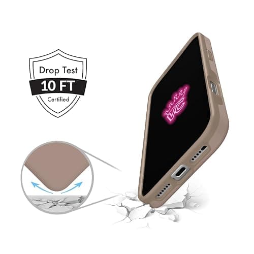 VELVET CAVIAR Case for iPhone 17 Pro Max | Compatible with MagSafe | 10ft Drop Tested | Smooth SatinShield Finish | Brown Cashmere Taupe thumbnail 6