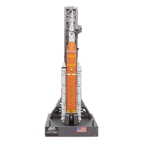 Metal Earth Premium Series Artemis Moon Rocket 3D Metal Model Kit Fascinations thumbnail 2