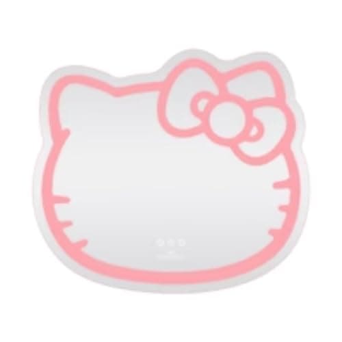 Impressions Vanity Hello Kitty Wall Mirror with Wi-Fi, Smart Touch Sensitive Makeup Vanity Mirror with App Controller and Color Changing Dimming LED Strip Light, Frameless Design thumbnail 4