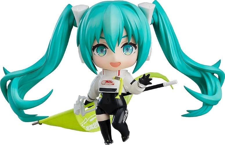 Good Smile Hatsune Miku GT Project: Racing Miku (2022 Ver.) Nendoroid Action Figure, Multicolor - Image 1